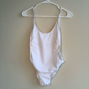 Low back, low sides swimsuit